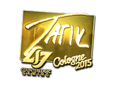 Artwork for Sticker | tarik (Gold) | Cologne 2015