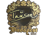 Artwork for Sticker | Tauson (Gold) | Budapest 2025