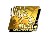 Artwork for Sticker | TaZ (Gold) | MLG Columbus 2016