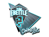Artwork for Sticker | Team eBettle (Foil) | Cologne 2015