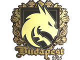 Artwork for Sticker | Team Spirit (Gold) | Budapest 2025