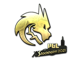 Artwork for Sticker | Team Spirit (Gold) | Stockholm 2021