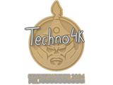 Artwork for Sticker | Techno4K | Copenhagen 2024