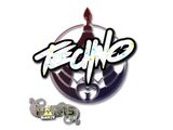 Artwork for Sticker | Techno4K (Glitter) | Paris 2023