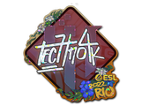 Artwork for Sticker | Techno4K (Glitter) | Rio 2022