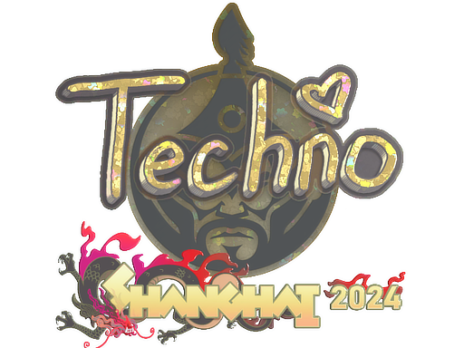 Sticker | Techno4K (Glitter) | Shanghai 2024