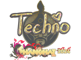 Artwork for Sticker | Techno4K (Glitter) | Shanghai 2024