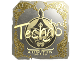 Artwork for Sticker | Techno4K (Gold) | Austin 2025