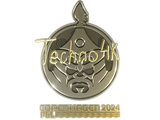 Artwork for Sticker | Techno4K (Gold) | Copenhagen 2024