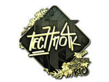 Artwork for Sticker | Techno4K (Gold) | Rio 2022