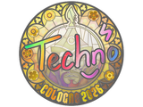 Artwork for Sticker | Techno4K (Holo) | Cologne 2026