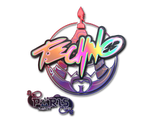 Artwork for Sticker | Techno4K (Holo) | Paris 2023