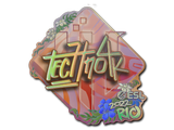Artwork for Sticker | Techno4K (Holo) | Rio 2022