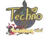 Artwork for Sticker | Techno4K (Holo) | Shanghai 2024