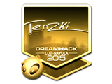 Sticker | tenzki (Gold) | Cluj-Napoca 2015