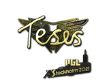 Artwork for Sticker | TeSeS (Gold) | Stockholm 2021