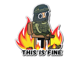 Artwork for Sticker | This Is Fine (CT)