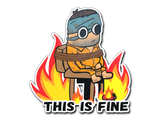 Artwork for Sticker | This Is Fine (H)