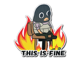 Artwork for Sticker | This Is Fine (T)