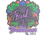 Artwork for Sticker | Tiger (Embroidered) | Budapest 2025