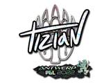 Sticker | tiziaN (Glitter) | Antwerp 2022