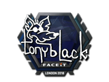 Artwork for Sticker | tonyblack | London 2018