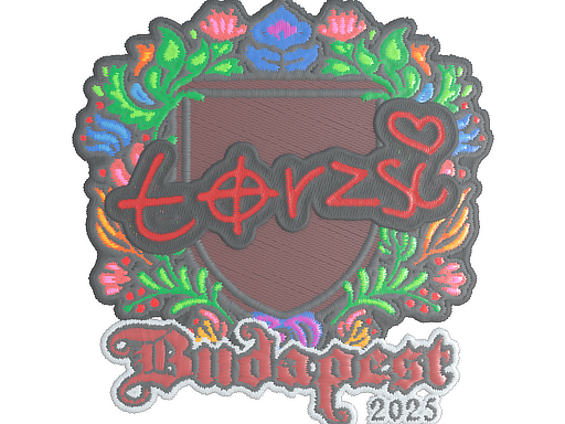 Sticker | torzsi (Embroidered) | Budapest 2025