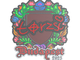 Sticker | torzsi (Embroidered) | Budapest 2025