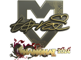 Artwork for Sticker | torzsi (Gold) | Shanghai 2024