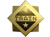 Artwork for Sticker | Train (Gold)