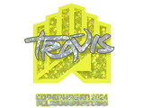 Sticker | TRAVIS (Glitter) | Copenhagen 2024