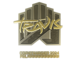 Artwork for Sticker | TRAVIS (Gold) | Copenhagen 2024