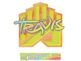 Artwork for Sticker | TRAVIS (Holo) | Copenhagen 2024