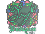 Artwork for Sticker | TRY (Embroidered) | Budapest 2025