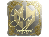 Artwork for Sticker | TRY (Gold) | Austin 2025