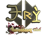 Artwork for Sticker | TRY (Gold) | Shanghai 2024