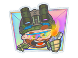 Artwork for Sticker | Try Hard (Holo)