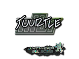 Sticker | Tuurtle (Glitter) | Antwerp 2022