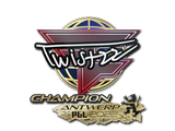 Artwork for Sticker | Twistzz (Champion) | Antwerp 2022