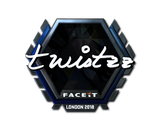 Artwork for Sticker | Twistzz (Foil) | London 2018