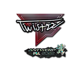 Artwork for Sticker | Twistzz (Glitter) | Antwerp 2022