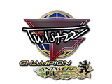 Artwork for Sticker | Twistzz (Glitter, Champion) | Antwerp 2022