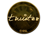 Artwork for Sticker | Twistzz (Gold) | Katowice 2019