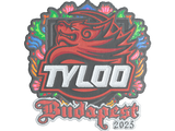 Artwork for Sticker | TYLOO (Embroidered) | Budapest 2025