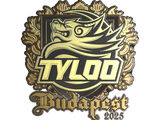 Artwork for Sticker | TYLOO (Gold) | Budapest 2025