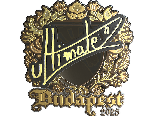Sticker | ultimate (Gold) | Budapest 2025