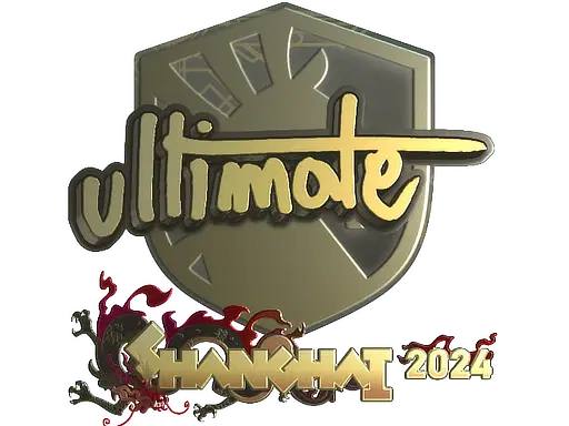 Sticker | ultimate (Gold) | Shanghai 2024