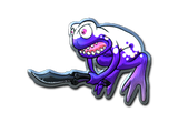 Artwork for Sticker | Ultraviolet Poison Frog (Foil)