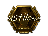 Artwork for Sticker | USTILO (Gold) | London 2018
