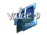 Artwork for Sticker | v4lde (Foil) | Boston 2018